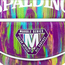 Баскетбольный мяч Spalding Marble Series фиолетовый (размер 7), изображение 4